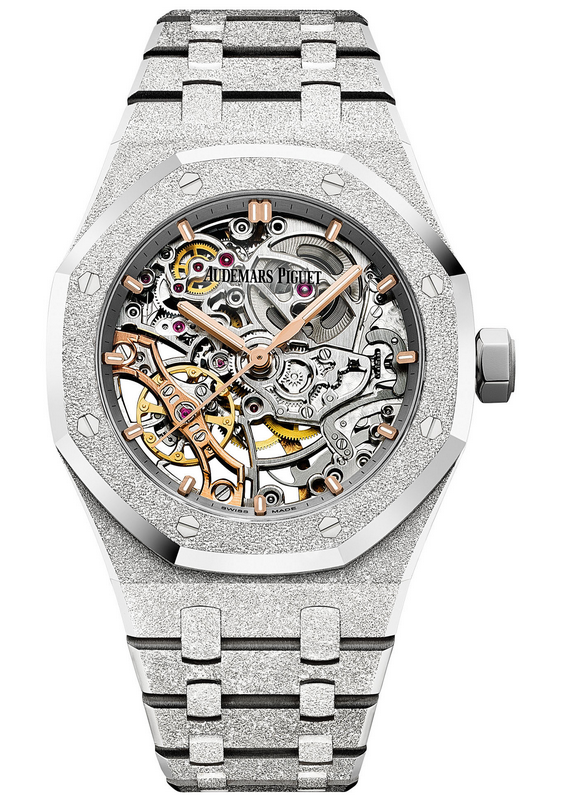 AAA Replica Audemars Piguet Royal Oak Double Balance Wheel Openworked Watch 15466BC.GG.1259BC.01